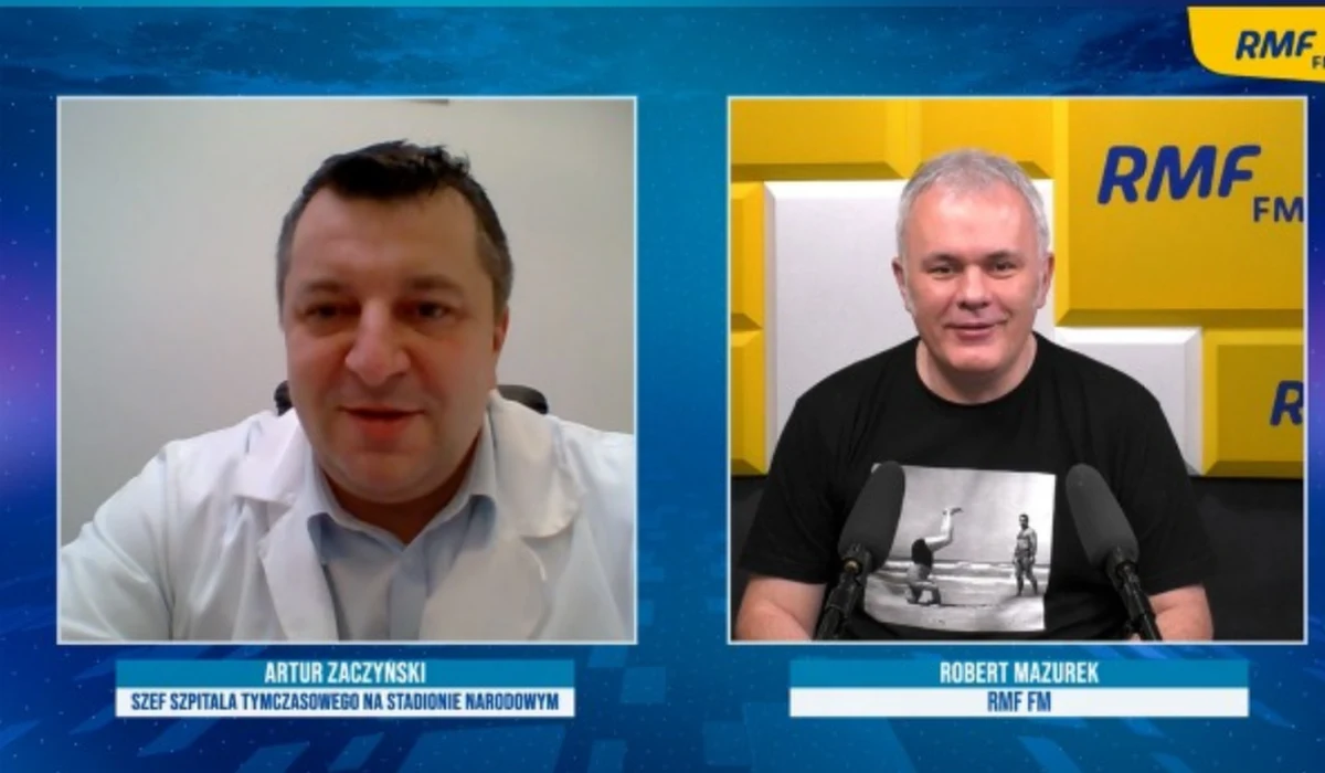 "Gdyby ta fala pandemii nastąpiła rok temu, byłoby gorzej" – mówi gość Porannej rozmowy w RMF FM dr Artur Zaczyński szef Szpitala Narodowego w Warszawie pytany o rok walki z koronawirusem. Na pytanie czy placówka znowu jest potrzebna odpowiada: wczoraj mieliśmy pomiędzy 170 a 180 osób. Możemy przyjąć do 300 osób. (…) Przygotowujemy górny poziom szpitala, już właściwie w poniedziałek – zaznacza 