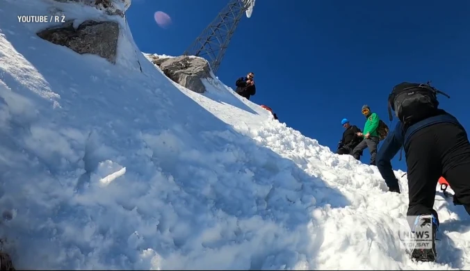 "Wydarzenia": Turysta spadł z Giewontu. Nagrał całą sytuację i wrzucił do sieci