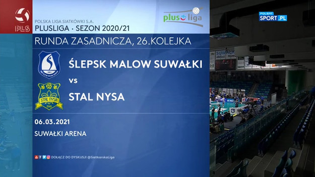 MKS Ślepsk Malow Suwałki – Stal Nysa 3:1 (25:17, 25:20, 19:25, 25:20)