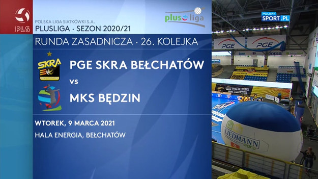 PGE Skra Bełchatów – MKS Będzin 3:0 (25:23, 25:16, 25:21)