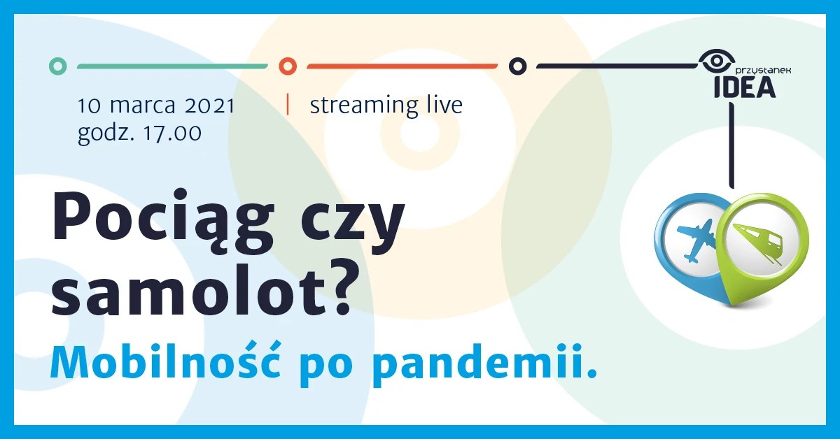 Pociąg czy samolot? O mobilności po pandemii dyskutowali eksperci w ramach pierwszego w tym roku Przystanku IDEA. Choć wszyscy tęsknimy za swobodnym podróżowaniem, nic nie wskazuje na szybki powrót turystycznych nawyków, które znamy sprzed pandemii. Bezpieczeństwo i komfort podróży stały się dla wszystkich priorytetem. Pasażerowie dbają o nie, zachowując dystans i stosując się do wymogów sanitarnych, pracownicy środków zbiorowej komunikacji dokładają wszelkich starań, by zapewnić podróżującym jak największy komfort w tej trudnej sytuacji. Mobilność systematycznie zyskuje nowy wymiar.