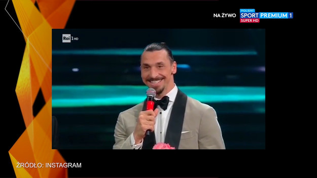 Zlatan Ibrahimović zaśpiewał na Festiwalu Piosenki Włoskiej w San Remo. 