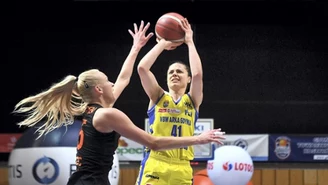 Energa Basket Liga Kobiet. Pierwszy mecz ćwierćfinałowy: Arka - Zagłębie 112:82