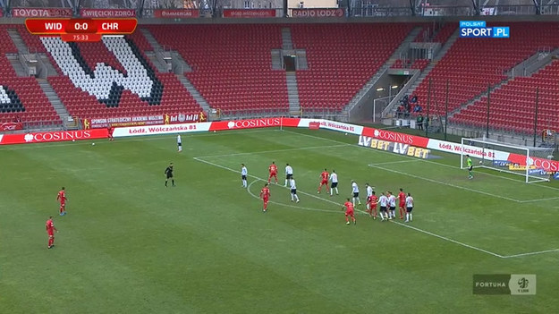 1 liga. Skrót meczu Widzew Łódź - Chrobry Głogów 1:0 (0:0)
