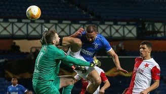 Liga Europy. Rangers 0-2 Slavia Praga. Brutalny faul i brak karnego dla gości!