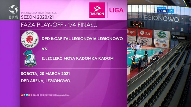 DPD IŁCapital Legionovia Legionowo – E.Leclerc Moya Radomka Radom 1:3 (29:31, 23:25, 25:20, 17:25)
Legionovia: Julie Oliveira Souza, Jessica Rivero Marin, Maja Tokarska, Alicja Grabka, Olivia Różański, Shelly Stafford – Izabela Lemańczyk (libero) oraz Klaudia Kulig (libero), Diana Dąbrowska, Marta Matejko, Daria Szczyrba, Paulina Majkowska. Trener: Alessandro Chiappini
Radomka: Samara Rodrigues De Almeida, Izabela Bałucka, Bruna Honorio Marques, Ana Bjelica, Justyna Łukasik, Katarzyna Skorupa – Agata Witkowska (libero) oraz Andressa Picussa, Renata Biała, Kornelia Moskwa, Julia Twardowska. Trener: Riccardo Marchesii
Stan rywalizacji do dwóch zwycięstw: 1–1.