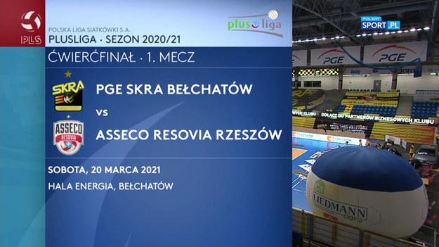 Klasyk PlusLigi dla PGE Skry. To siatkarze z Bełchatowa zrobili pierwszy krok w kierunku półfinału, pokonując we własnej hali 3:1 Asseco Resovię. MVP spotkania został wybrany Duszan Petković.
Spotkania PGE Skry z Resovią przez lata decydowały o miejscach na podium PlusLigi. Przed rozpoczęciem tego sezonu obie drużyny również zakładały walkę o najwyższe cele, ale jeden z gigantów ligi pożegna się z nią już w ćwierćfinale. Po sobotnim starciu bliżej gry o medale jest drużyna z Bełchatowa.

