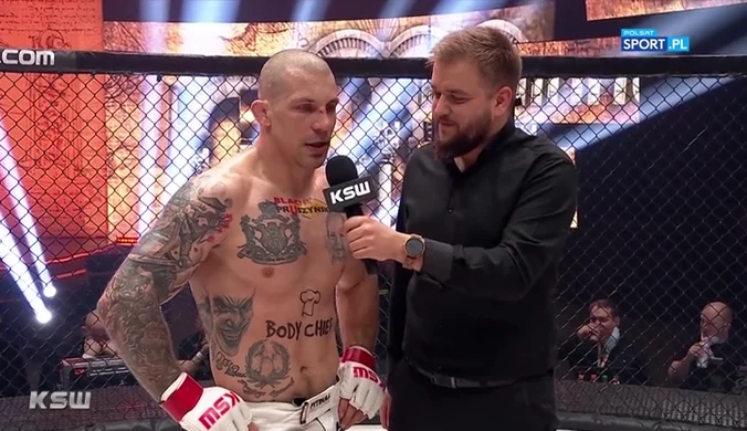 KSW 59. Damian Janikowski: Mam nadzieję, że pokazałem się z lepszej strony (POLSAT SPORT). Wideo