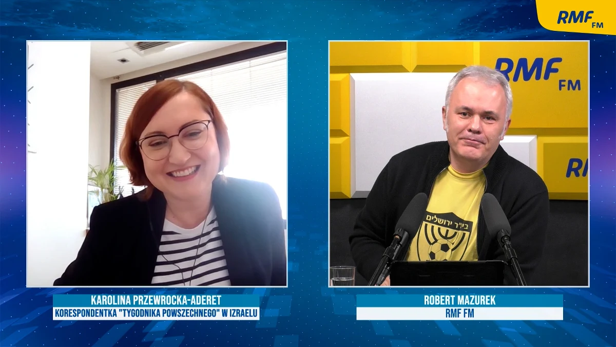 „W Izraelu jest kolorowo i słonecznie. Otwierają się knajpy i kultura. Przypomnijmy, że miejsca kultury w Izraelu były zamknięte od niemal roku” – powiedziała w Porannej rozmowie w RMF FM Karolina Przewrocka-Aderet. „Świat tutaj, w Izraelu, bardzo ciężko przeżył trzy lockdowny. To, co się w tej chwili dzieje przypomina wielką popandemiczną imprezę. Ludzie tańczą na ulicach i cieszą się, że można wchodzić do środka knajp” – dodała polska dziennikarka mieszkająca w tym państwie.  