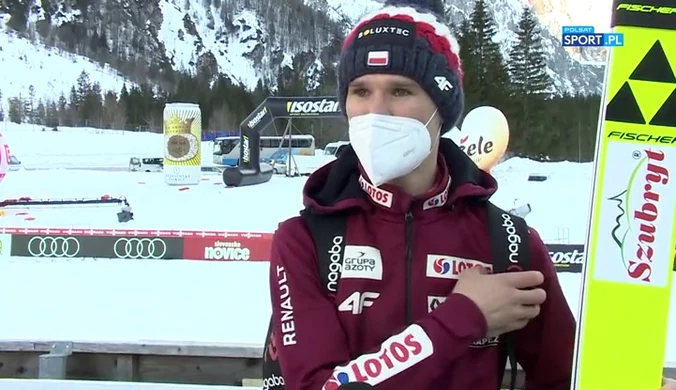 Skoki narciarskie. Andrzej Stękała przed konkursami PŚ w Planicy (POLSAT SPORT). Wideo