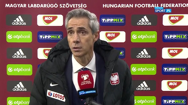 Rozmowa z selekcjonerem Polaków Paulo Sousą po meczu Węgry - Polska (3-3).