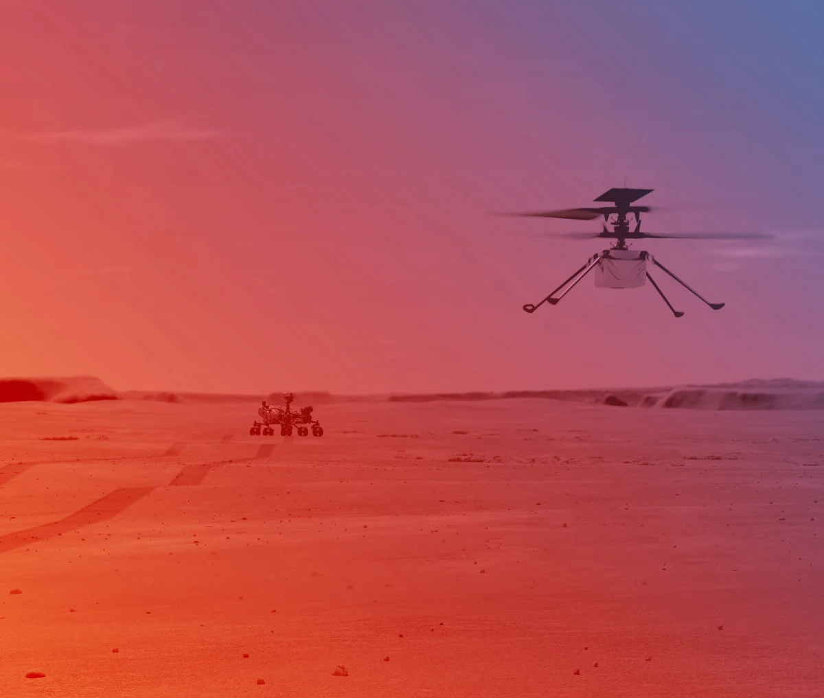 Amerykańska agencja kosmiczna NASA planuje lot drona Ingenuity na Marsie. Dojdzie do niego nie wcześniej niż 8 kwietnia. Będzie to pierwsza w historii próba lotu sterowalnego statku powietrznego z własnym silnikiem w atmosferze innej planety niż Ziemia.