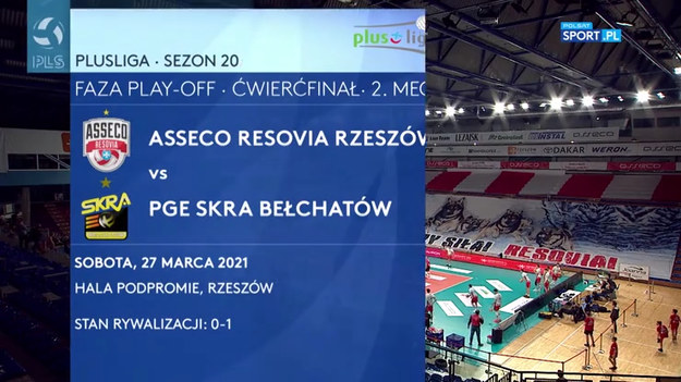 Drugi mecz ćwierćfinałowy: Asseco Resovia Rzeszów - PGE Skra Bełchatów 0:3 (20:25, 21:25, 22:25).
Stan rywalizacji play off (do dwóch zwycięstw) 2:0 dla Skry.
Resovia Rzeszów: Nicolas Szerszeń, Karol Butryn, Timo Tammemaa, Jeffrey Jendryk, Klemen Cebulj, Fabian Drzyzga - Michał Potera (libero) – Damian Domagała, Paweł Woicki, Rafał Buszek, Simone Parodi, Piotr Hain.
PGE Skra Bełchatów Norbert Huber, Grzegorz Łomacz, Milad Ebadipour, Taylor Sander, Dusan Petkovic, Karol Kłos - Kacper Piechocki (libero) – Bartosz Filipiak
