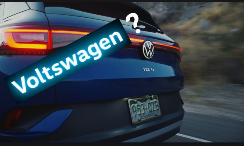 Voltswagen zamiast Volkswagena? Marketingowy chwyt