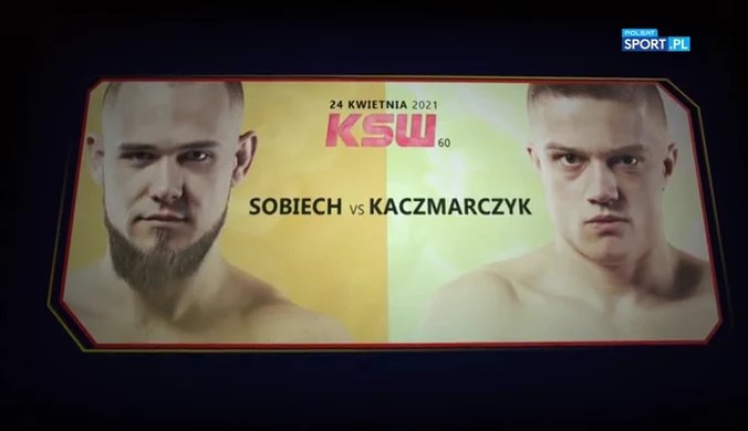Patryk Kaczmarczyk kontra Michał Sobiech na KSW 60 (POLSAT SPORT). Wideo