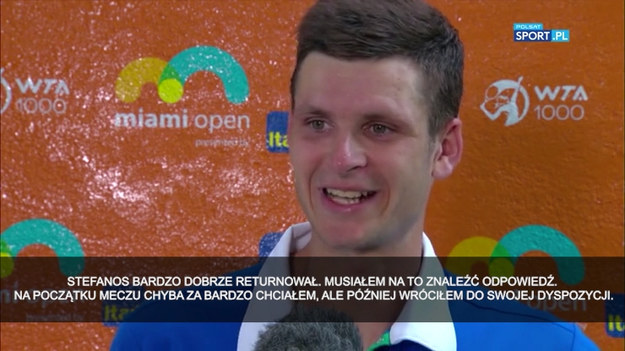 24-letni tenisista z Wrocławia Hubert Hurkacz po raz pierwszy w karierze zagra w półfinale turnieju ATP Masters 1000. W ćwierćfinale Polak pokonał rozstawionego z numerem 2 Stefanosa Tsitsipasa 2:6, 6:3, 6:4. O finał zagra ze zwycięzcą spotkania Sebastian Korda – Andriej Rublow.