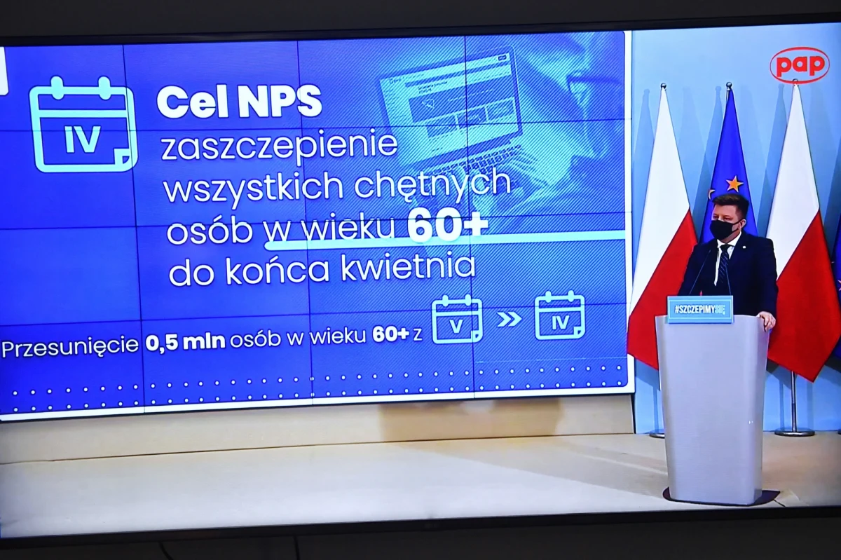 Uruchomiliśmy dodatkowe pół miliona terminów na kwiecień, bo chcemy przesunąć na kwiecień szczepienia wszystkich osób powyżej 60. roku życia, które dziś mają terminy wyznaczone na maj - mówił na konferencji prasowej szef kancelarii premiera Michał Dworczyk. Minister odpowiadający za narodowy program szczepień kolejny dzień tłumaczył się z wczorajszego zamieszania z zapisami dla osób między 40. a 59. rokiem życia. Co więcej, choć system rejestracji przed północą znów zaczął działać, to od rana słuchacze i internauci alarmują nas o problemach z zapisami. 
