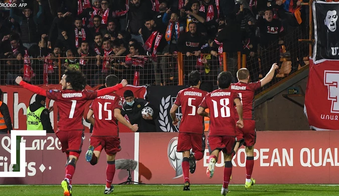 Eliminacje MŚ. Armenia sensacyjnie pokonała Rumunię 3-2 - wszystkie gole. Wideo