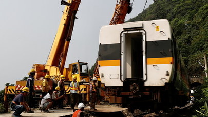 Katastrofa kolejowa na Tajwanie. Jest pierwszy nakaz aresztowania 
