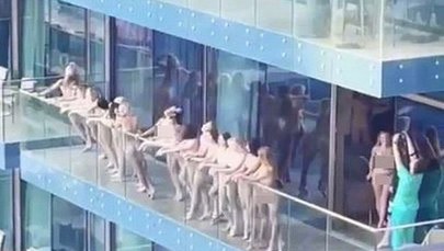 Nagie kobiety na balkonie w Dubaju. Trafią do więzienia?