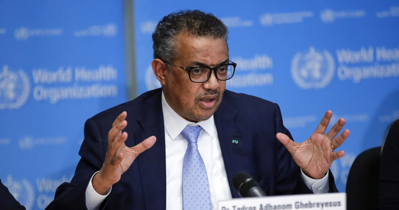 Szef Światowej Organizacji Zdrowia (WHO) Tedros Adhanom Ghebreyesus