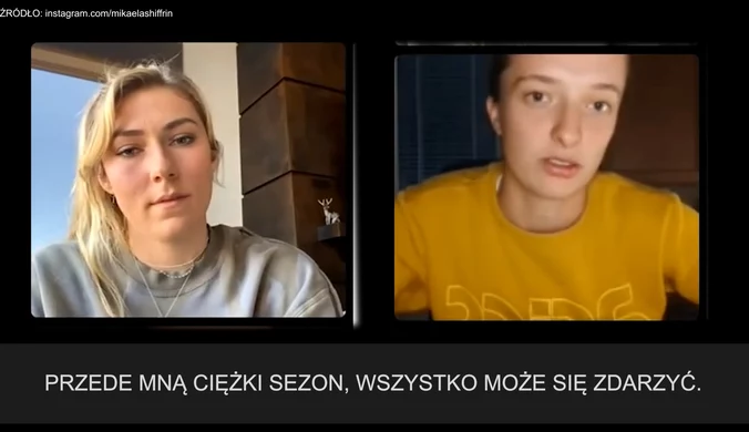 Tenis. Iga Świątek rozmawia z Mikaelą Shiffrin o nadchodzących igrzyskach. Wideo