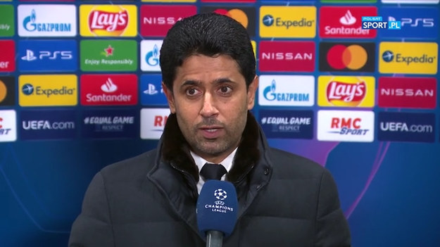 Rozmowa z Nasserem Al-Khelaifim po meczu PSG - Bayern Monachium (0-1).