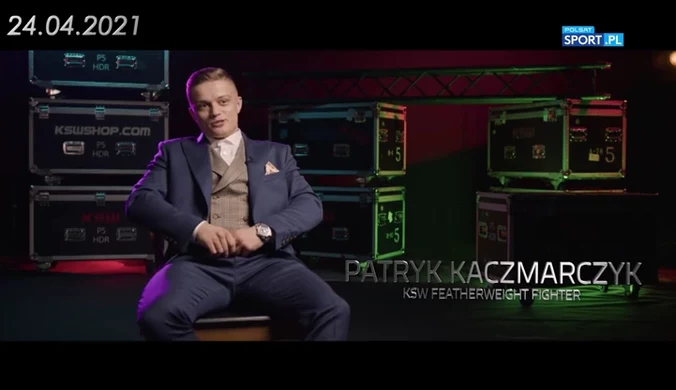 KSW 60. Patryk Kaczmarczyk - Michał Sobiech: Zapowiedź walki (POLSAT SPORT). Wideo