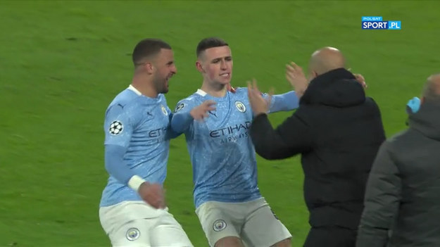 Bramka Phila Fodena w meczu Borussia Dortmund - Manchester City w 1/4 finału Ligi Mistrzów.
