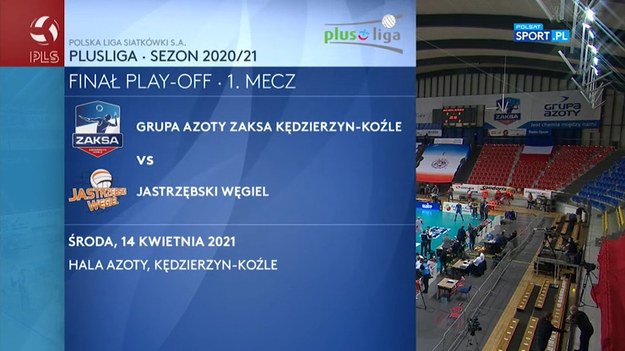 PlusLiga. Grupa Azoty ZAKSA Kędzierzyn-Koźle - Jastrzębski Węgiel 1-3. Skrót meczu (POLSAT SPORT). Wideo