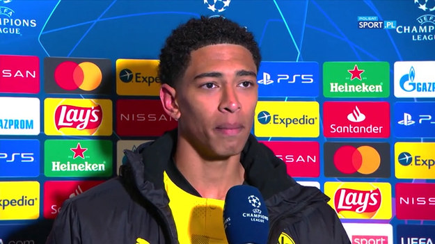 Rozmowa z Jude'em Bellinghamem po meczu Borussia Dortmund - Manchester City (1:2) w 1/4 finału Ligi Mistrzów.