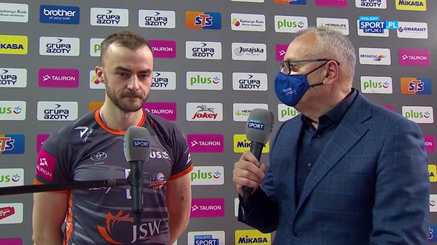 Rozmowa z Jakubem Buckim po meczu Grupa Azoty ZAKSA Kędzierzyn-Koźle - Jastrzębski Węgiel (1:3).