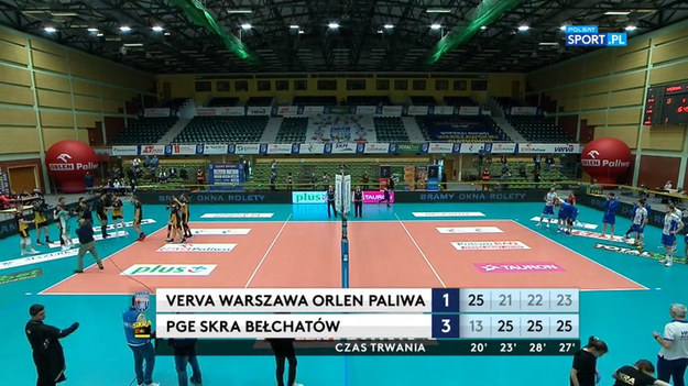 Zacięta walka o brązowy medal PlusLigi. W drugim meczu o trzecie miejsce Verva Warszawa Orlen Paliwa we własnej hali przegrała 1-3 z PGE Skrą. O losach miejsca na podium rozstrzygnie trzecie spotkanie w Bełchatowie.
