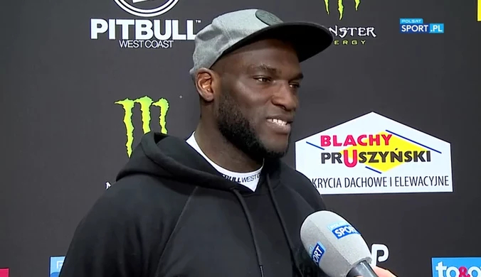 KSW 60. Izu Ugonoh: To sportowa rywalizacja, więc nie ma mowy o żadnych spięciach (POLSAT SPORT). Wideo