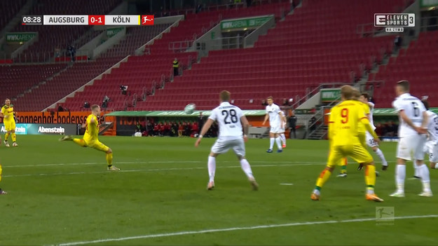 W 31. kolejce niemieckiej Bundesligi drużyna FC Augsburg podejmowała ekipę FC Koeln. w 8. minucie spotkania Ondrej Duda pięknym wolejem pokonał Rafała Gikiewicza. 