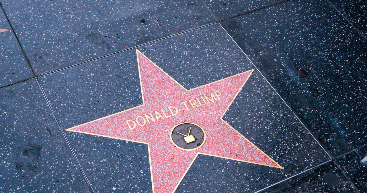 Pięcioramienna gwiazda z nazwiskiem Donalda Trumpa została ponownie odsłonięta na Alei Sław wzdłuż Hollywood Boulevard w Los Angeles. Poprzednia gwiazda, upamiętniająca telewizyjne dokonania Trumpa z czasu, gdy nie był jeszcze prezydentem, została zniszczona w październiku ubiegłego roku przez wandala przebranego w kostium Hulka.