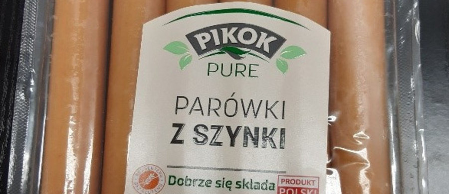 Główny Inspektor Sanitarny ostrzega przed bakteriami listerii w parówkach z szynki "Pikok Pure". GIS nakazał wycofanie jednej partii ze sklepów Lidl. 