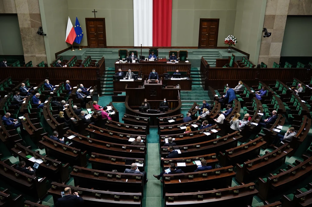 Sala plenarna w Sejmie, zdjęcie ilustracyjne