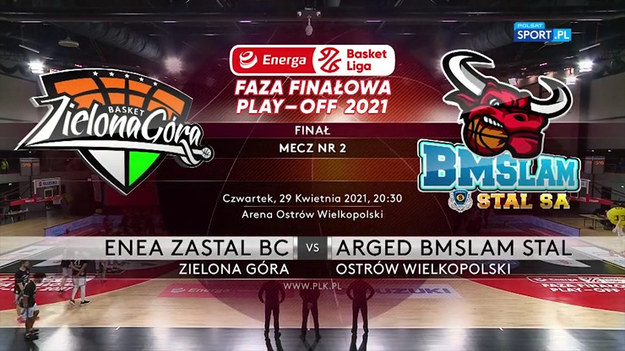 Zastal Enea BC Zielona Góra przegrał z Arged BMSlam Stal Ostrów Wielkopolski 71-87 (9-16, 22-21, 17-27, 23-23) w drugim meczu finałowym Energa Basket Ligi. Stan rywalizacji play-off to 1-1.

