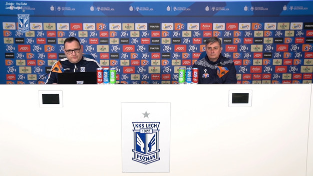 Konferencja Lecha Poznań. 
Trener Maciej Skorża przed meczem ze Stalą Mielec