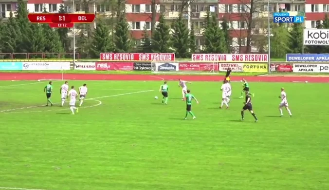 I Liga. Apklan Resovia - GKS Bełchatów 1-3. Wszystkie bramki (POLSAT SPORT). Wideo