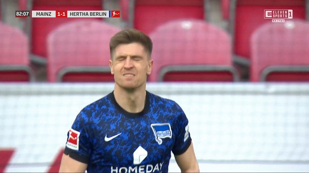 Krzysztof Piątek mecz FSV Mainz - Hertha Berlin rozpoczął z trybun. W drugiej połowie pojawił się na boisku, miał okazję, ale gola nie strzelił. Mecz zakończył się remisem 1-1.  