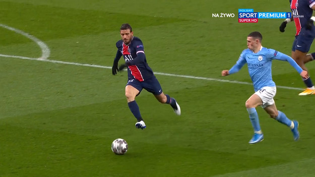 Druga bramka Riyada Mahreza w meczu Manchester City - PSG w 1/2 finału Ligi Mistrzów.