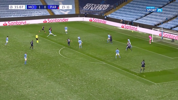 Skrót meczu Manchester City - Paris Saint-Germain 2:0 (1:0).