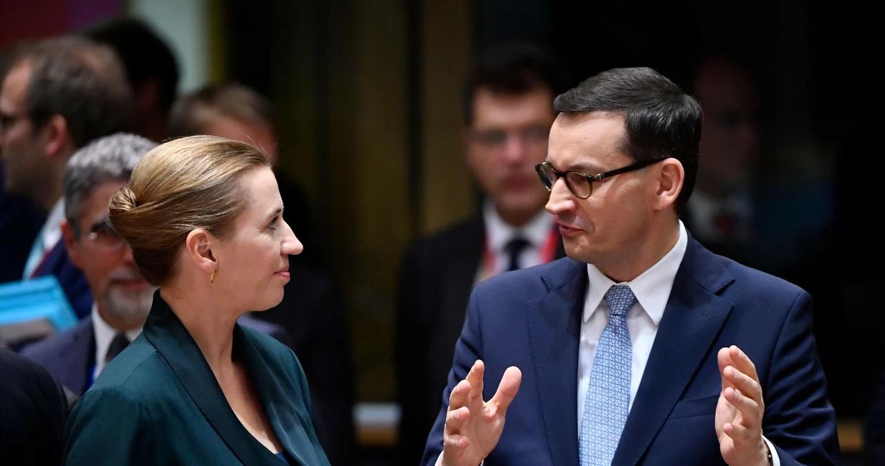 Mette Frederiksen i Mateusz Morawiecki