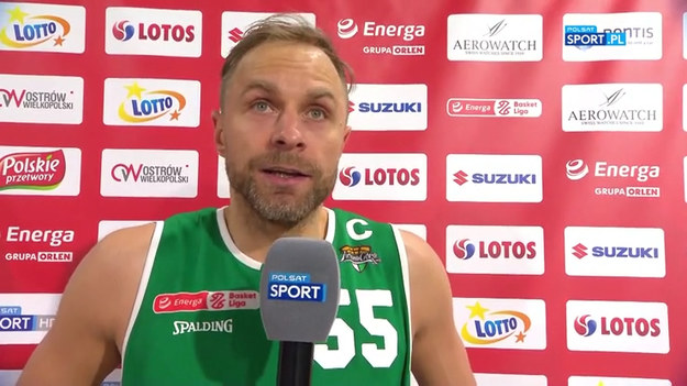 Rozmowa z Łukaszem Koszarkiem po meczu Arged BMSlam Stal Ostrów Wielkopolski - Enea Zastal BC Zielona Góra (92:85).