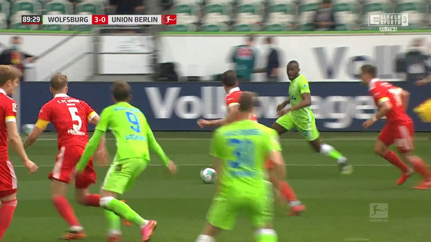 Wolfsburg - Union Berlin w 32. kolejce Bundesligi. Spotkanie zakończyło się zwycięstwem gospodarzy 3-0.


