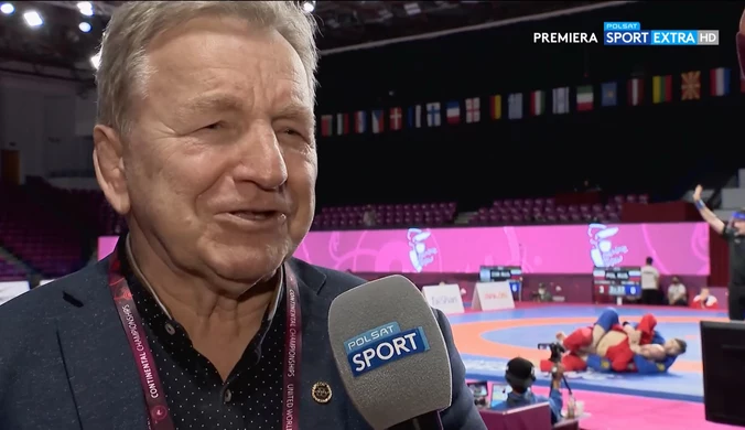 Zapasy. Andrzej Supron po Mistrzostwach Europy (POLSAT SPORT). Wideo