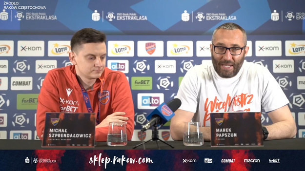 Trener Rakowa Częstochowa, Marek Papszun po meczu 29. kolejki PKO Ekstraklasy z Piastem Gliwice. 