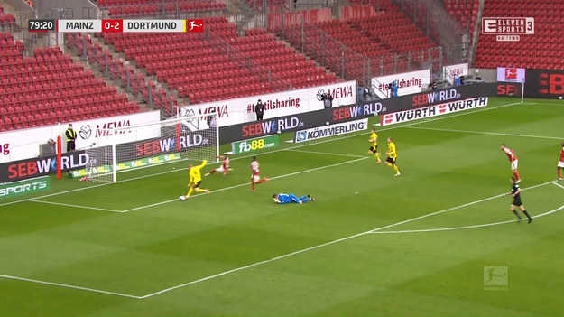 FSV Mainz - Borussia Dortmund w 33. kolejce Bundesligi. 